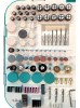 Johnson Tools Mini Rotary Tool Kit with 138 Pieces Accessories Grinds for Cutting Drilling of Die Grinder (3 mm)