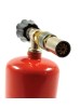 Johnson Tools Portable Gas Torch Gun (Refillable), Used AS, Burner, Lighter, Flamethrower, Soldering Tool (Red)