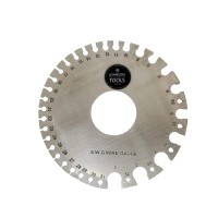 Johnson Tools Handy Round Shape S.W.G. Wire Gauge/Sizer in British & Metric Made of Stainless Steel (Size 1 to 36)